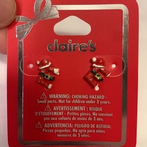 FREE with Bundle Christmas Letter “E” Earrings